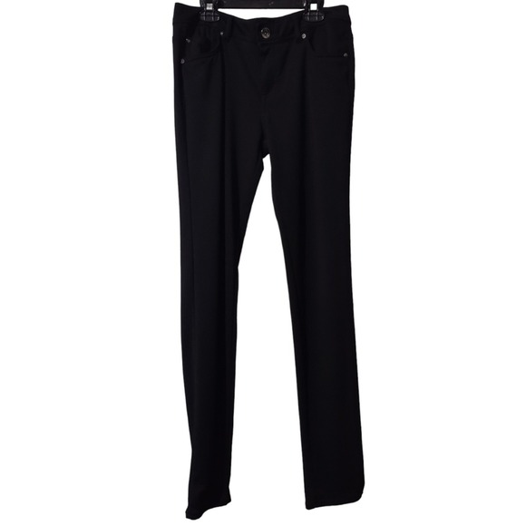 Justice Pants - Justice Skinny Pants Missy Size 18 Black Norm Core Streetwear Casual Slim Fit